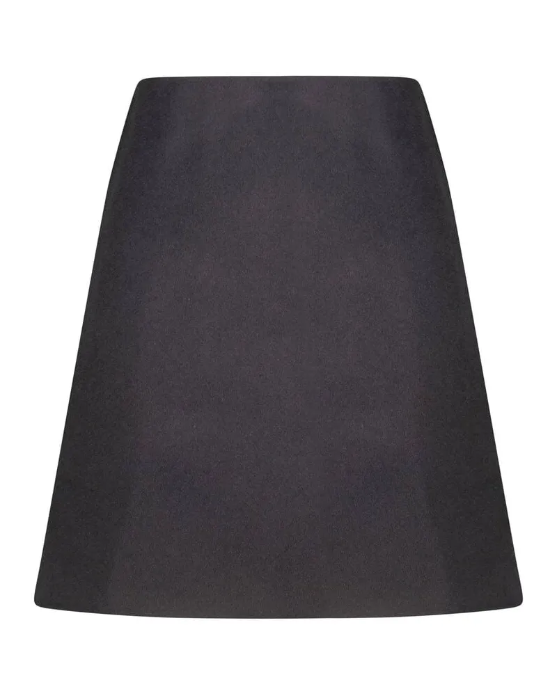 hemisphere Damen Rock aus Wolle Schwarz