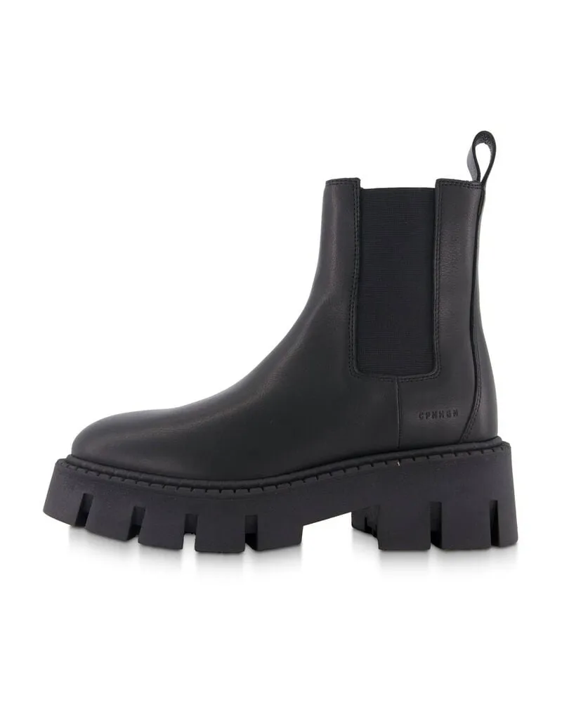 Copenhagen Damen Chelsea-Boots CHUNKY Schwarz