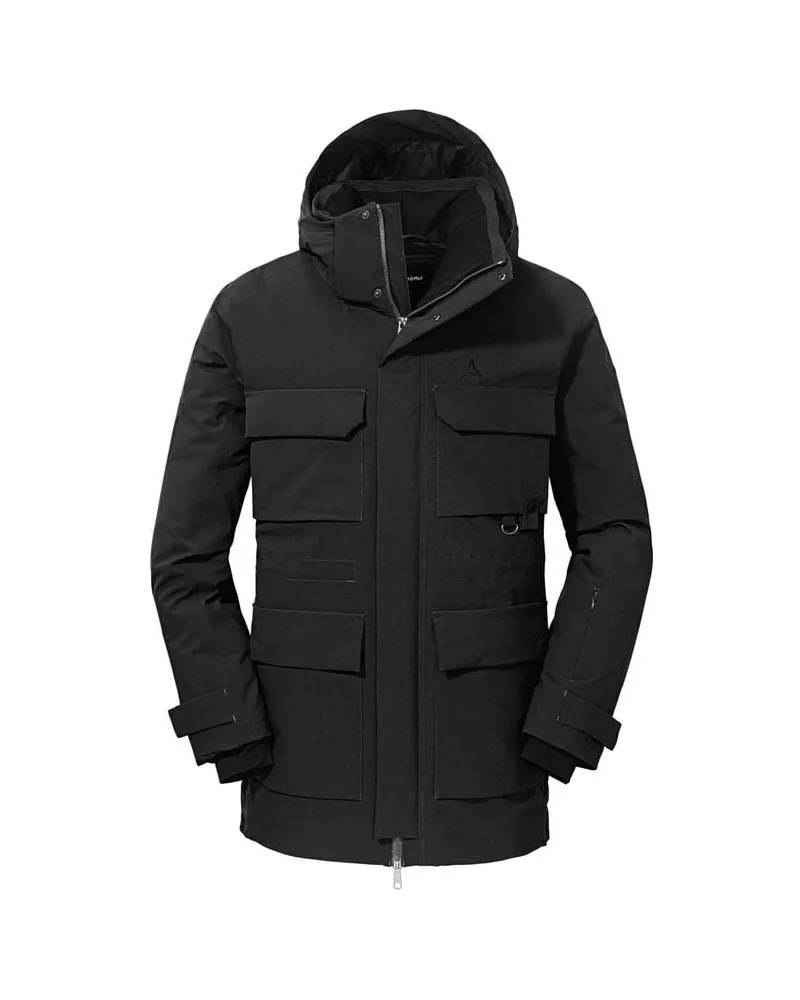 Schöffel Herren Daunenparka RIDGELAND M Schwarz