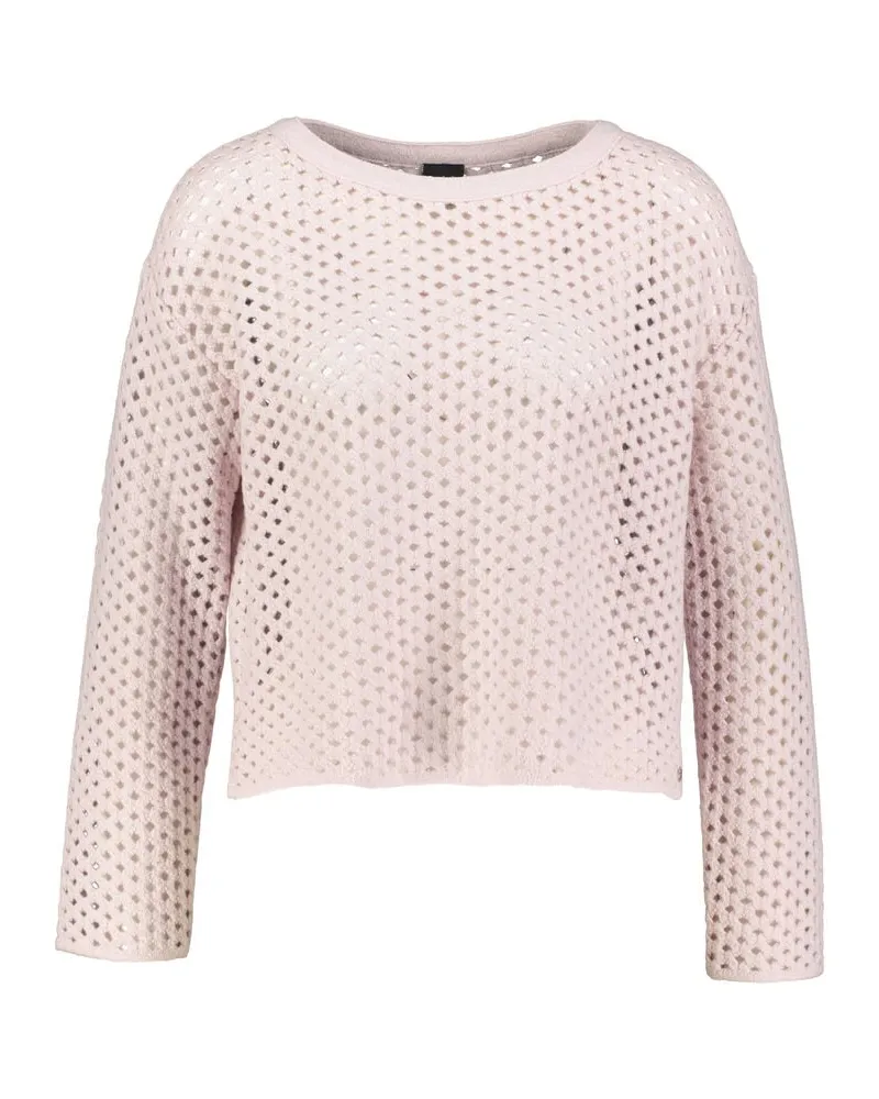 Marc Cain Damen Strickpullover aus Wolle Taupe