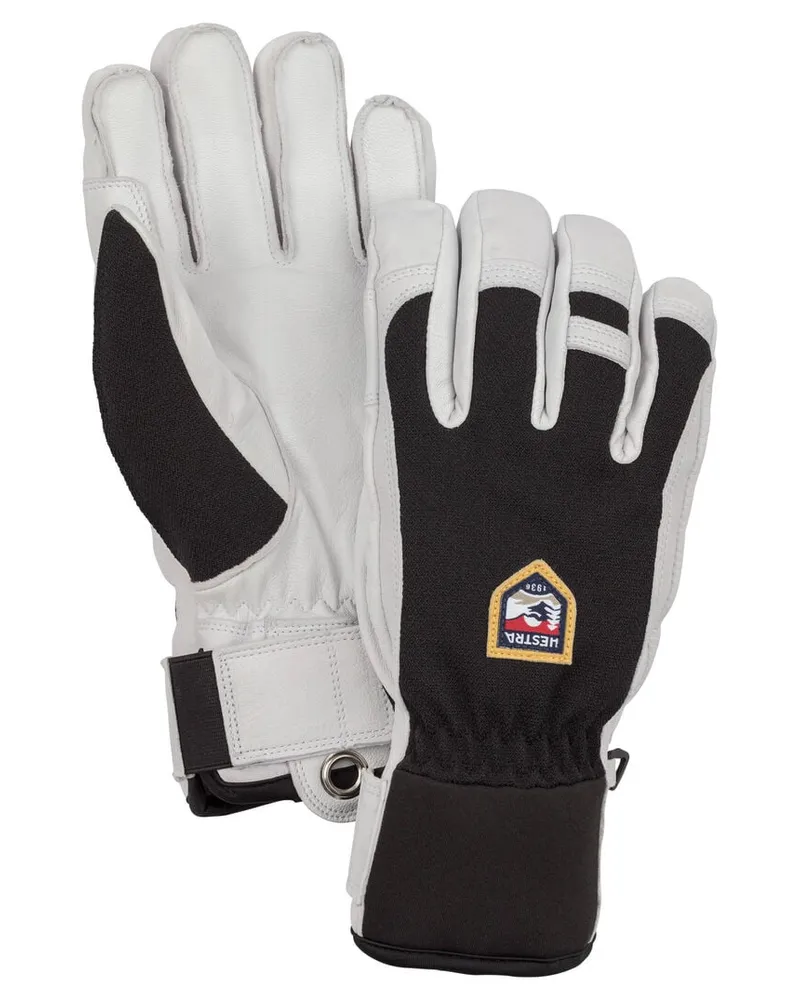 Hestra Herren Skihandschuhe "Army Leather Patrol Schwarz