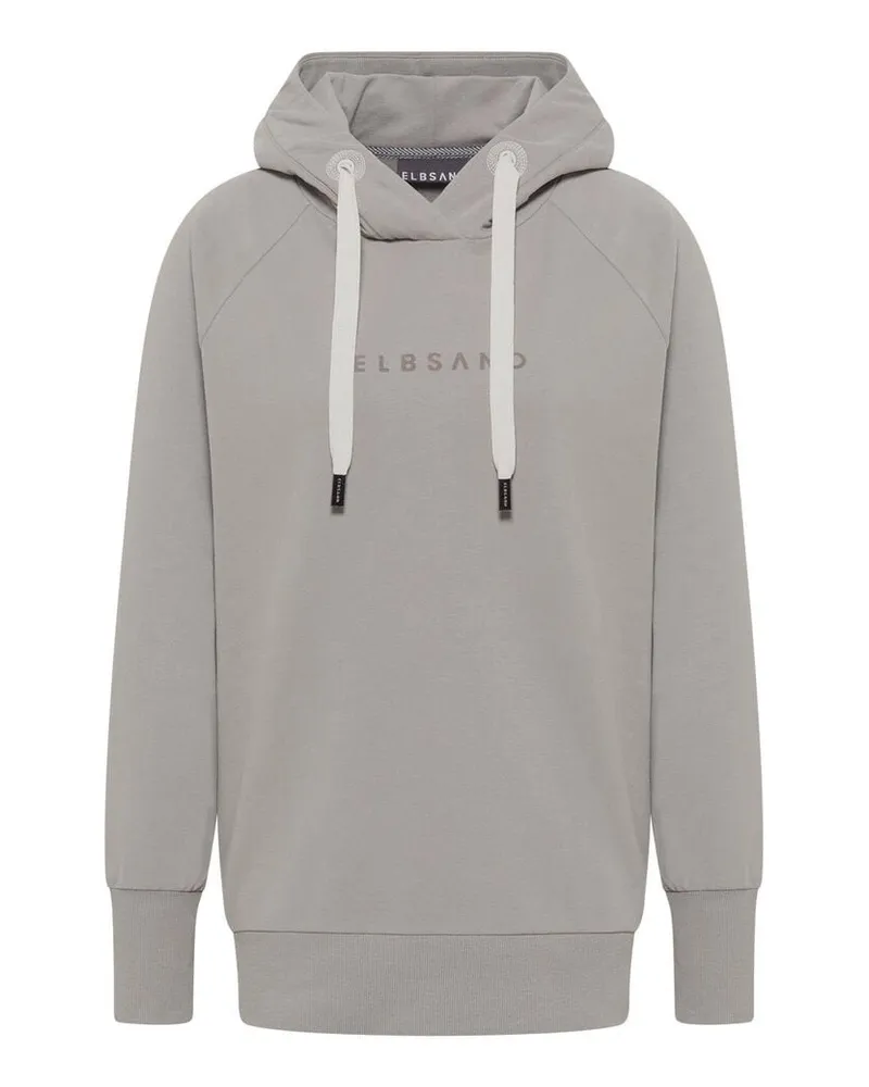 ELBSAND Damen Hoodie SVANA Loose Fit Taupe
