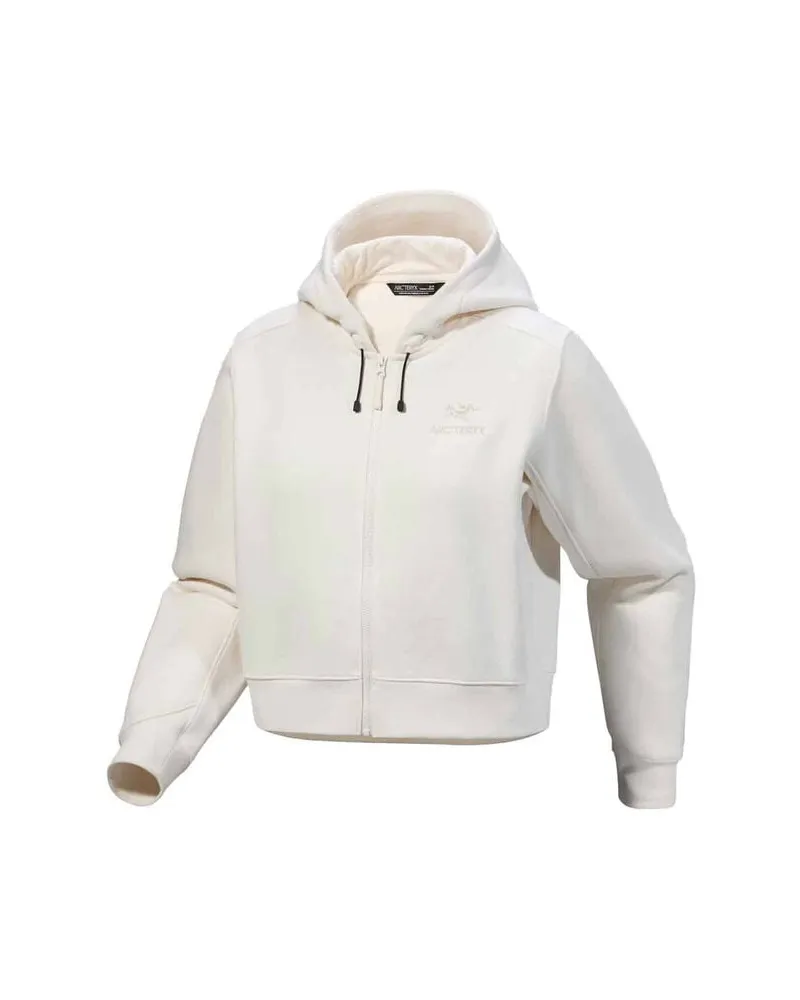 Arc'teryx Damen Sweatjacke EMBLEM FLEECE CROP Wollweiss