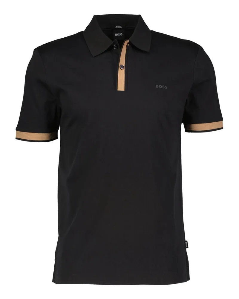 HUGO BOSS Herren Poloshirt H_PHILLIPSON 200 Schwarz