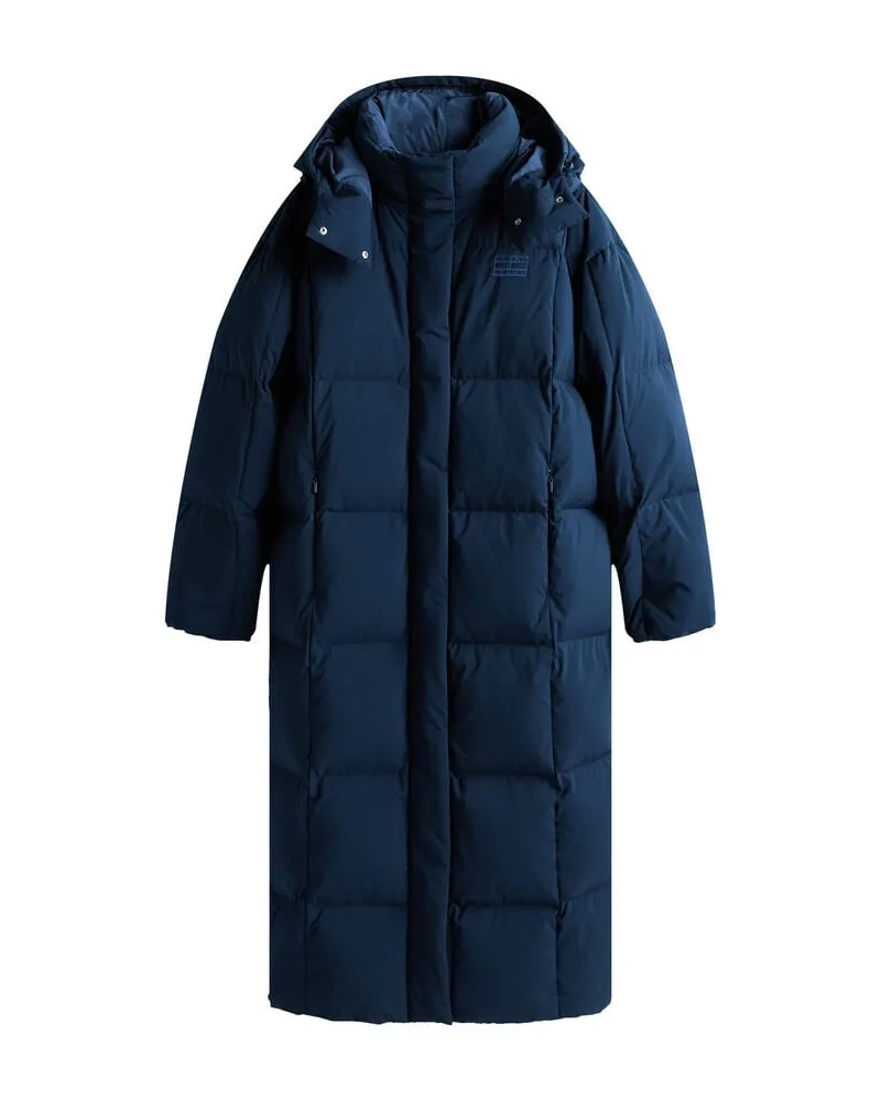 Tommy Hilfiger Damen Mantel aus Daunen TJW ALASKA GRID Marine
