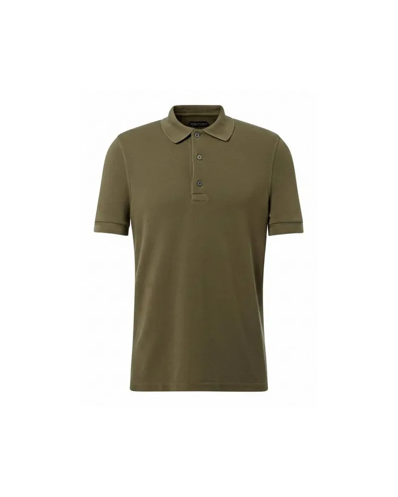 Tom Ford Herren Poloshirt Oliv