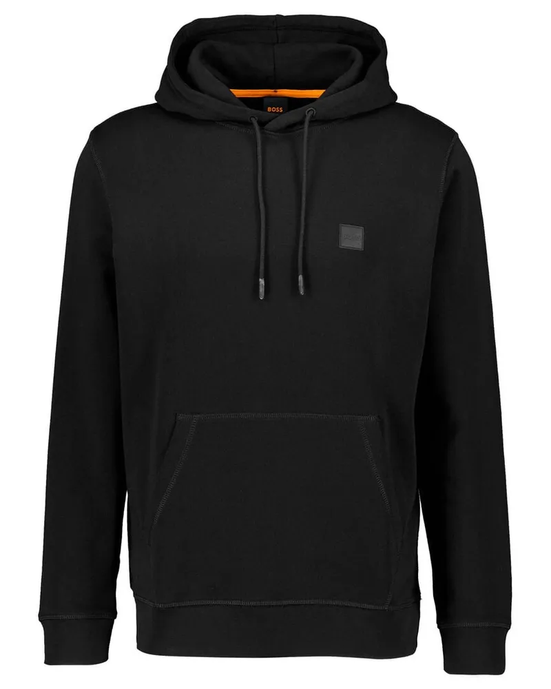 HUGO BOSS Herren Hoodie WETALK Regular Fit Schwarz