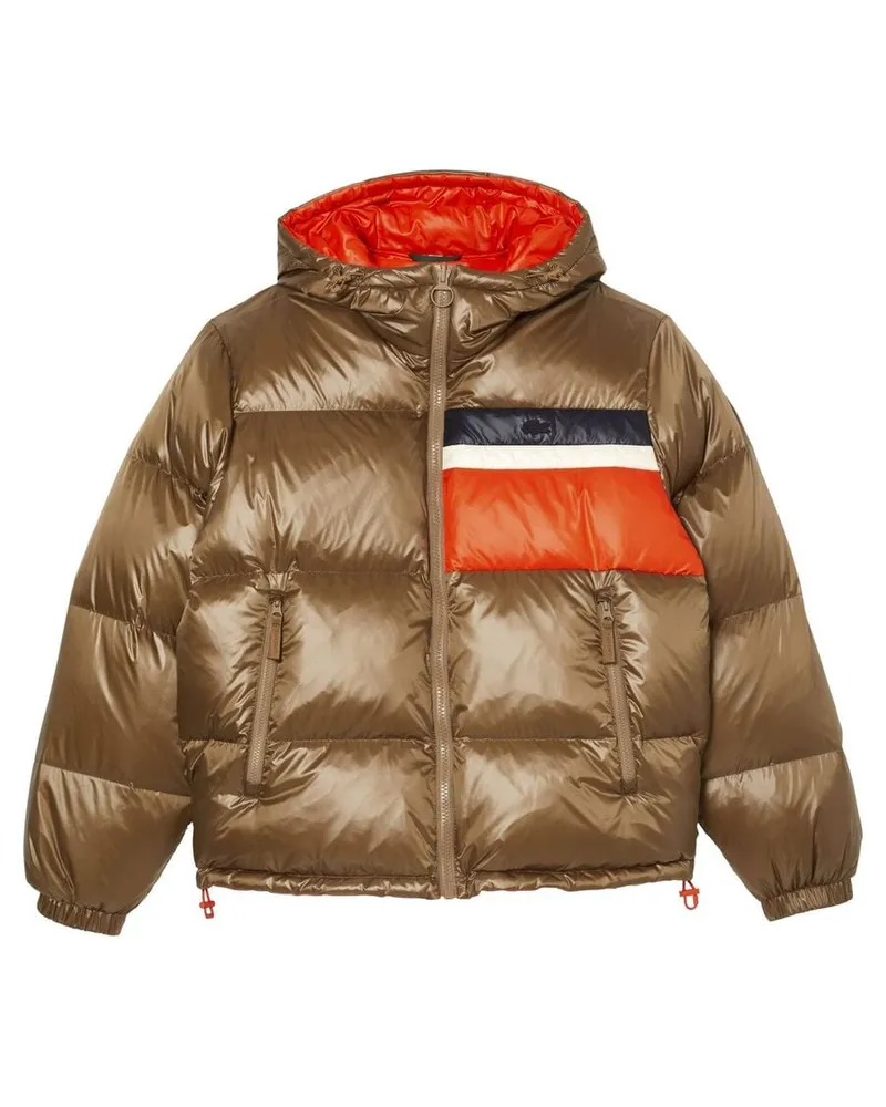 Lacoste Herren Daunenjacke wendbar Camel
