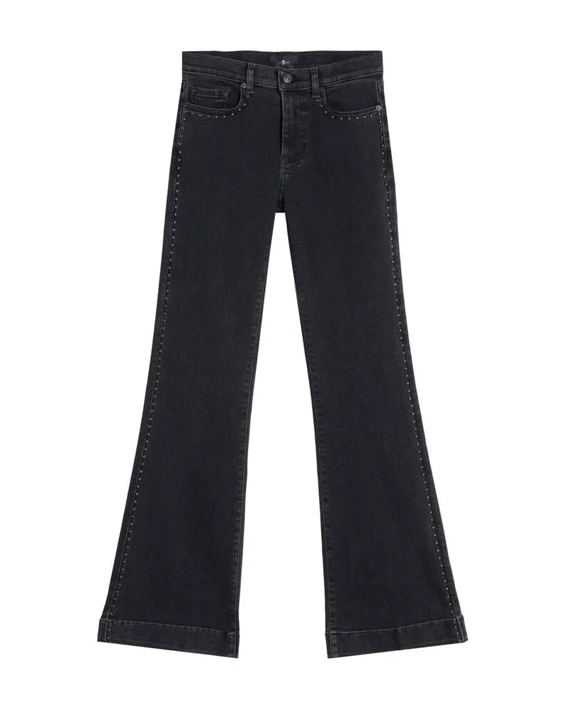 7 for all mankind Damen Jeans DOJO TAILORLESS ESCAPE WITH STUDS Blueblack