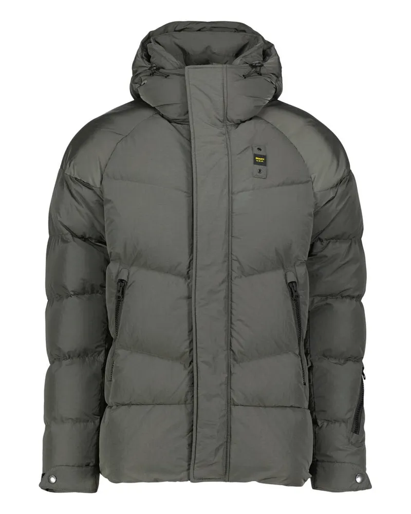 Blauer Herren Steppjacke CROWN Grün
