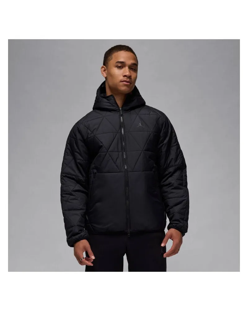 Jordan Herren Steppjacke mit Kapuze SPORT THERMA FIT Schwarz