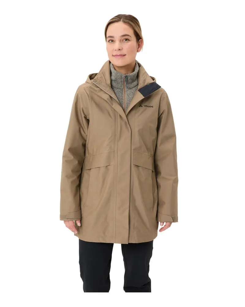 Vaude Damen Parka IDRIS 3IN1 Nature
