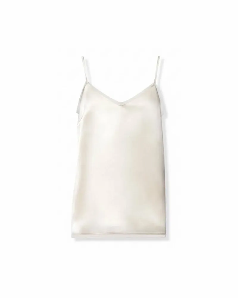 Fabiana Filippi Damen Top aus Viskose Offwhite