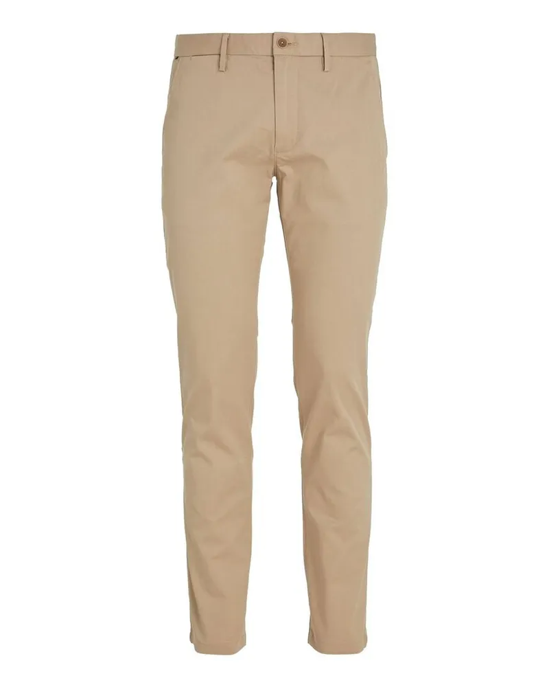 Tommy Hilfiger Herren Hose BLEECKER CHINO Slim Fit Sand