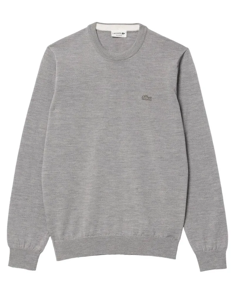Lacoste Herren Strickpullover Grau