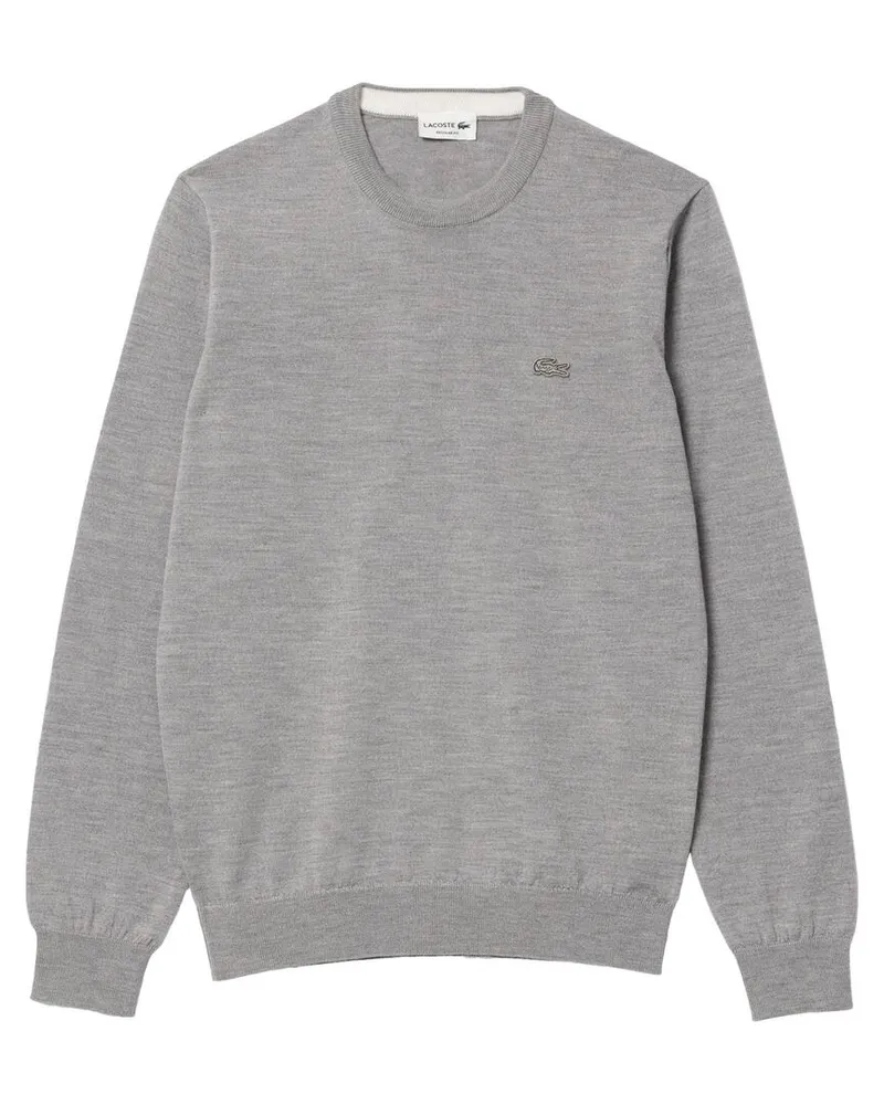 Lacoste Herren Strickpullover Grau