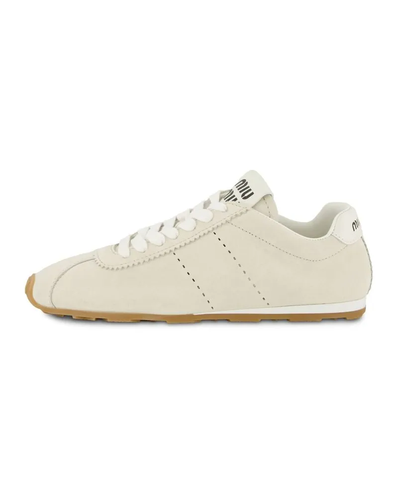 Miu Miu Damen Sneaker PLUME Kitt