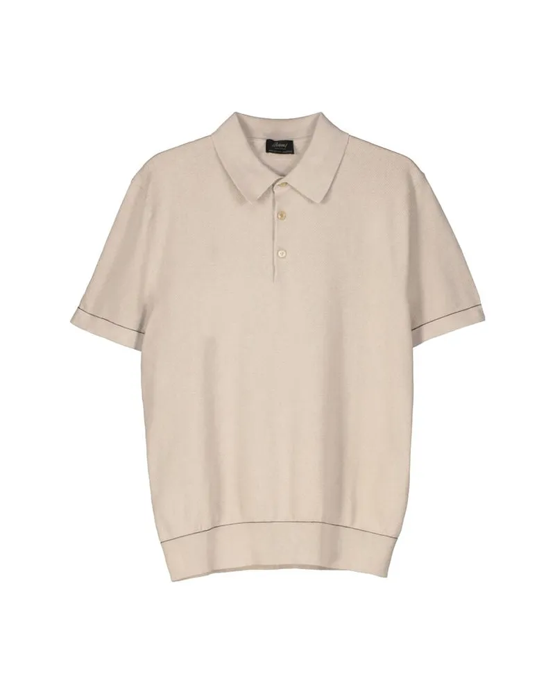 Brioni Herren Poloshirt SEA ISLAND Düne