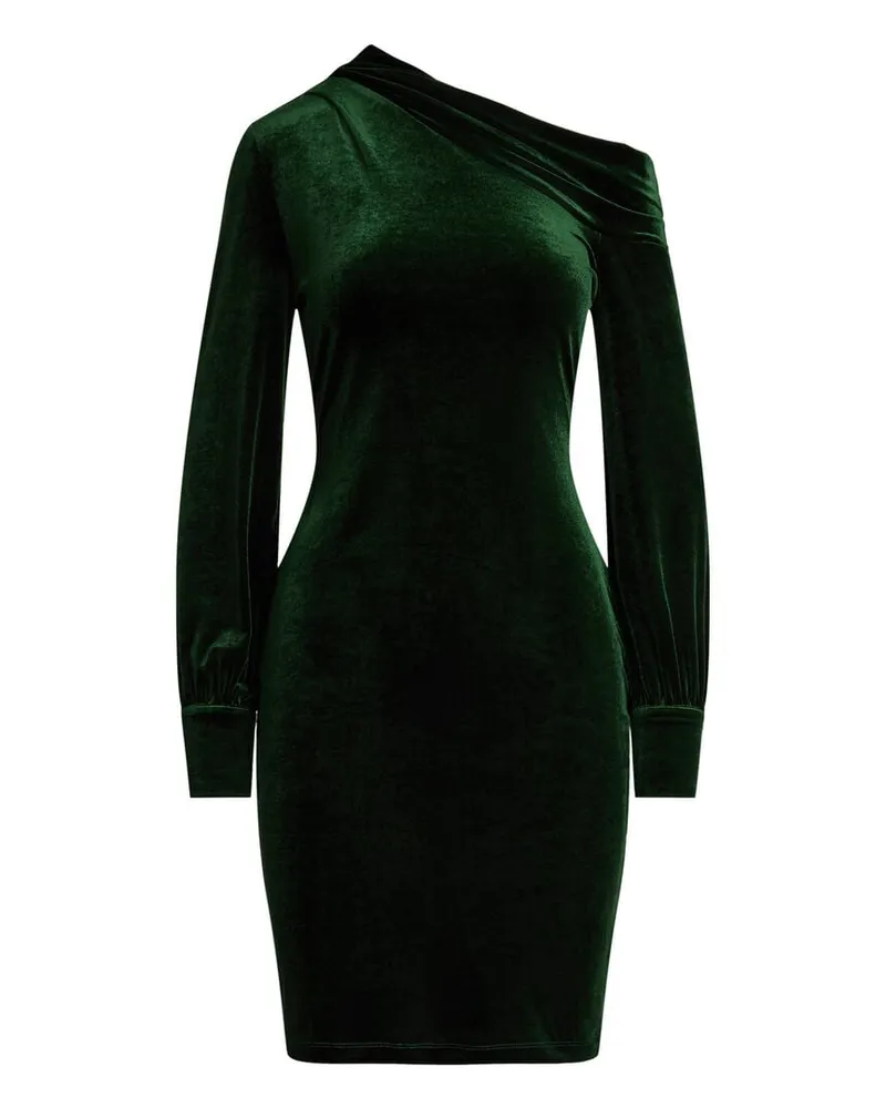 Ralph Lauren Damen Kleid aus Samt Grün