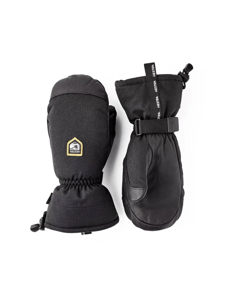 Hestra Handschuhe CZONE MOUNTAIN MITT Unisex Fit aus Leder Schwarz