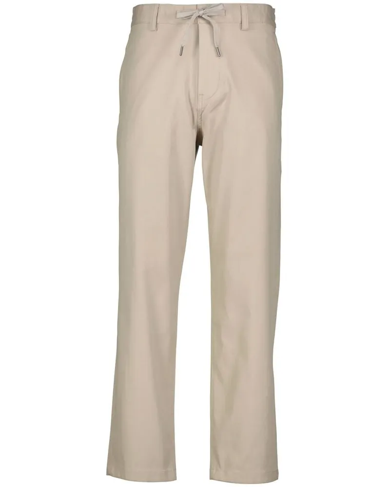 HUGO BOSS Herren Chinohose mit Baumwolle CHINO-ST-P Grau