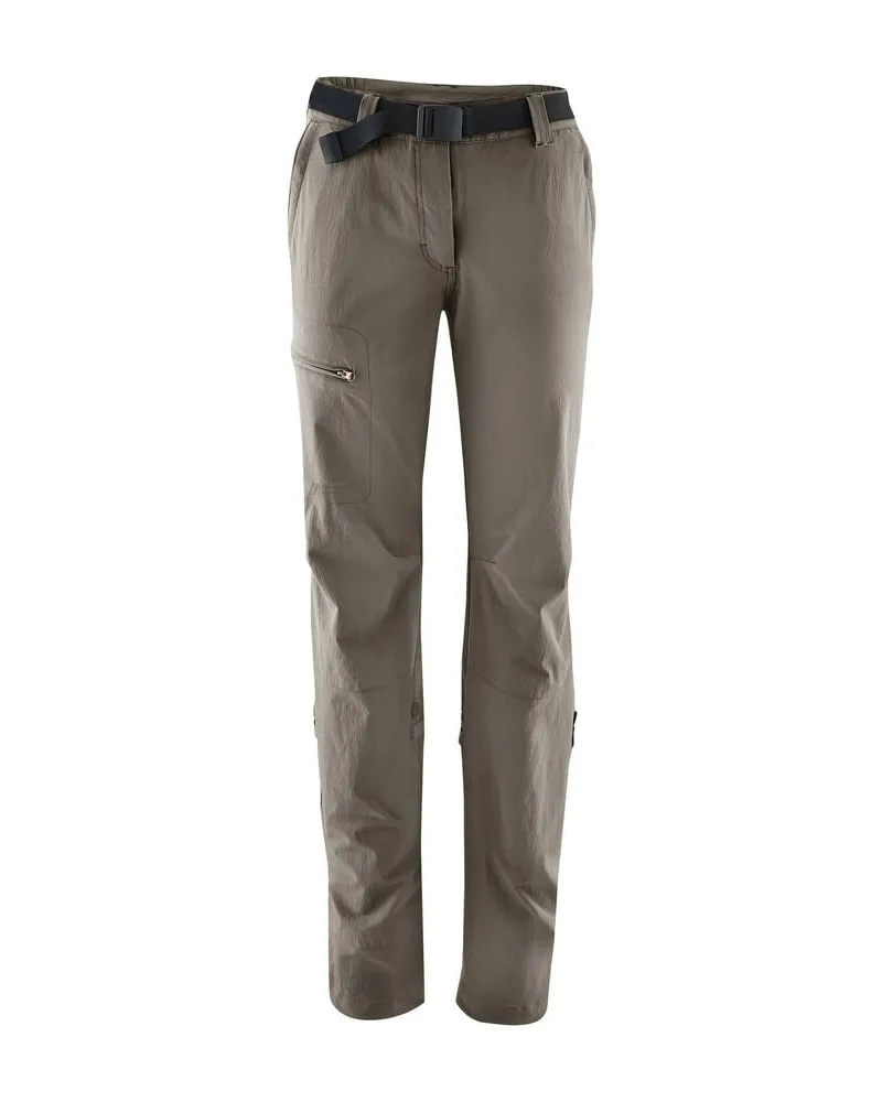 Maier Sports Damen Wanderhose "Lulaka" Slim Fit Taupe