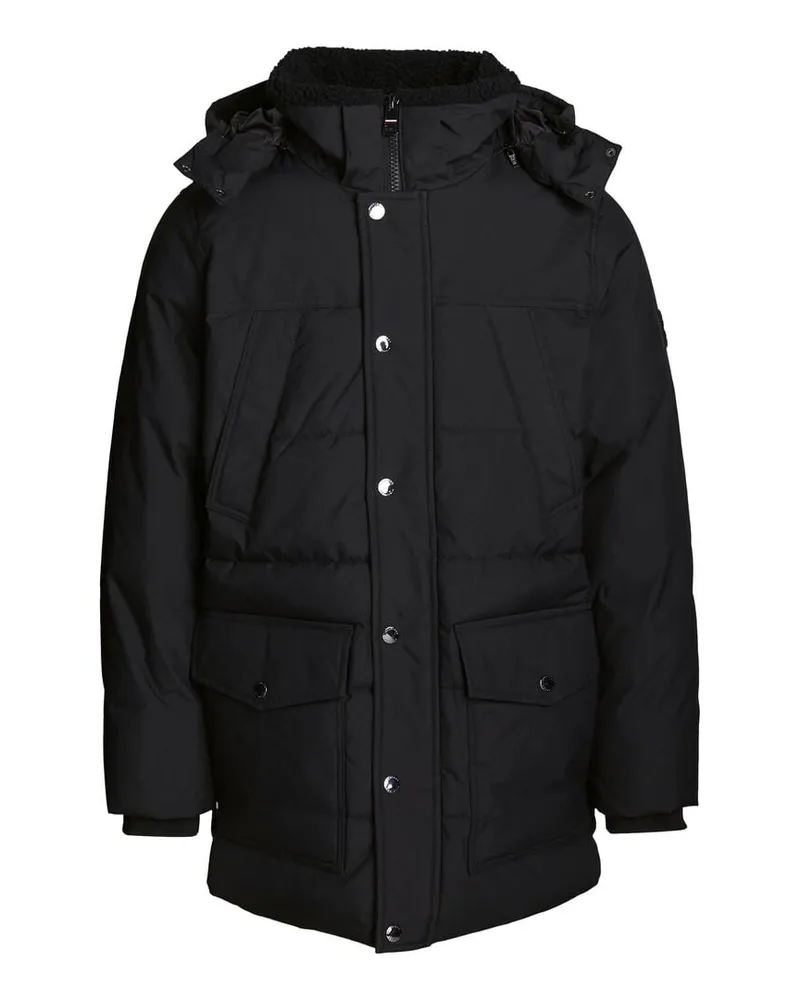 Tommy Hilfiger Herren Steppjacke ROCKIE UTILITY Regular Fit Schwarz