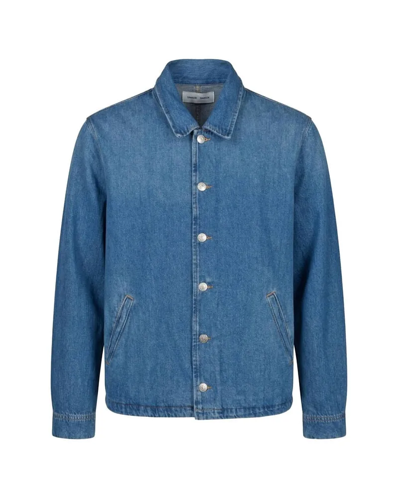 Samsøe & Samsøe Herren Jeansjacke SAROBIN Blue
