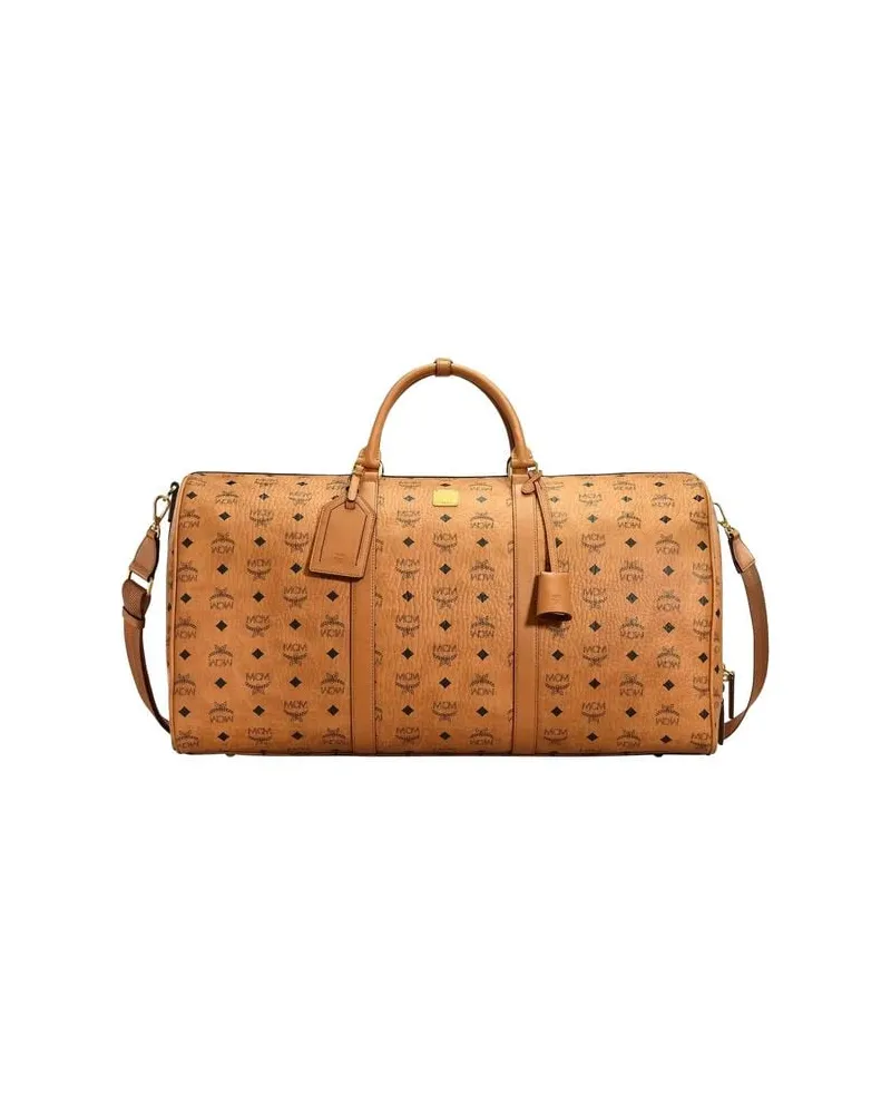 MCM Weekender OTTOMAR in Visetos Cognac