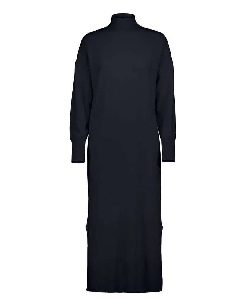 ALLUDE Damen Strickkleid aus Wolle und Kaschmir Marine