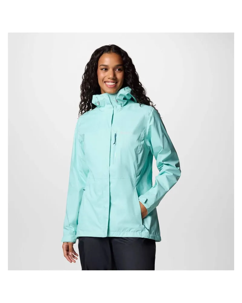 Columbia Sportswear Company Damen Wanderjacke POURING ADVENTURE III JACKET Hellblau
