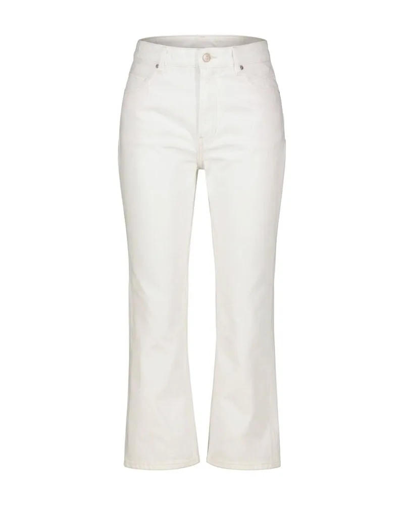 HUGO BOSS Damen Jeans C_ADA CROP Regular Fit Weiss