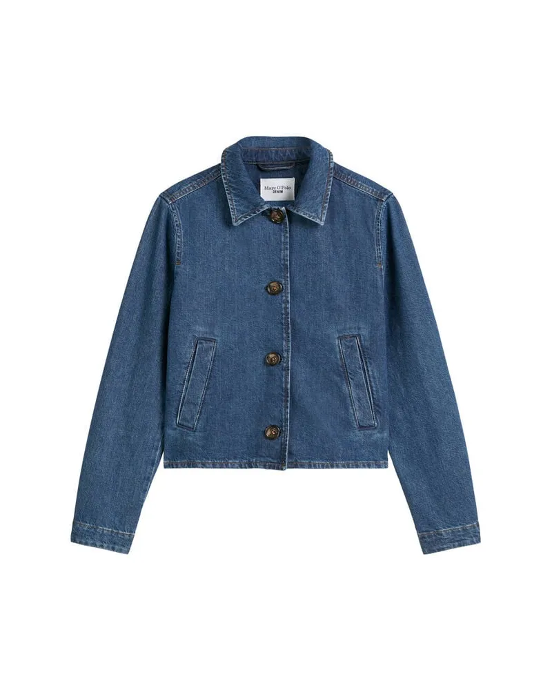 Marc O'Polo Damen Jeansjacke aus Bio-Baumwolle Blau