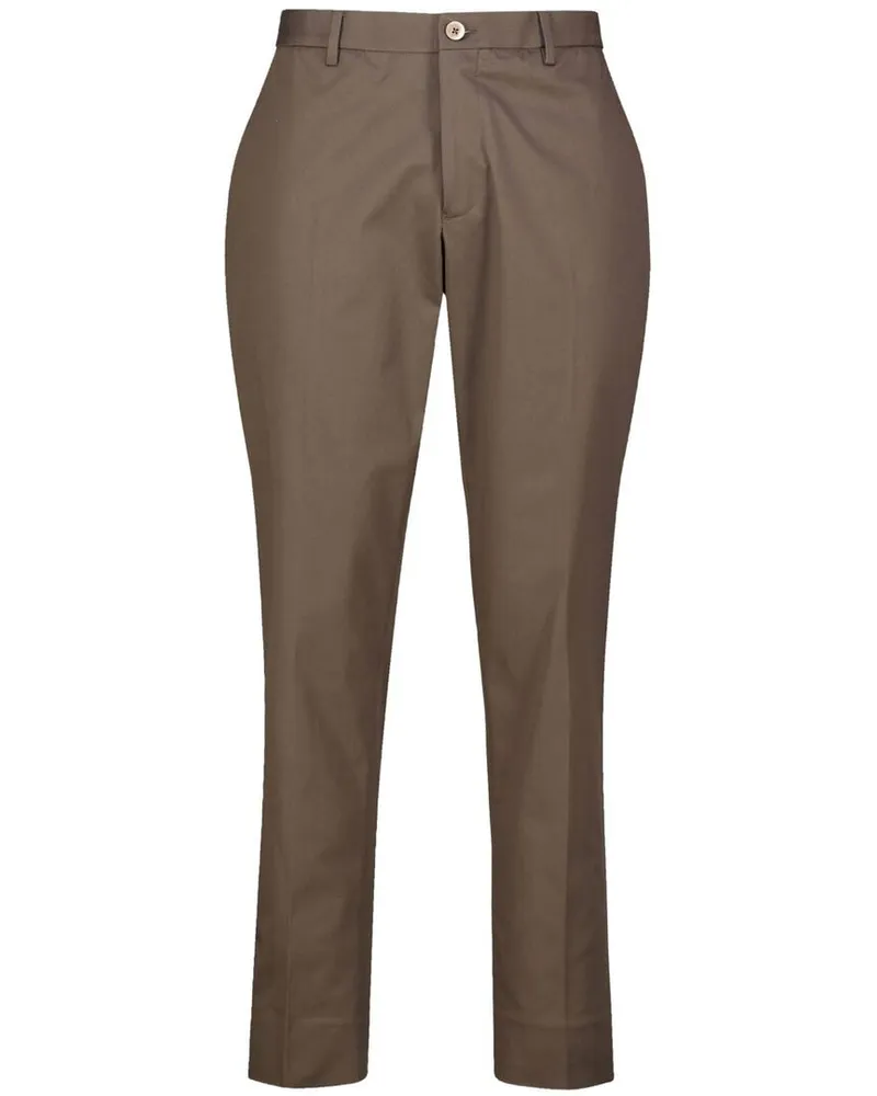 GTA Herren Hose DAVIDE GABARDINE Slim Fit Taupe