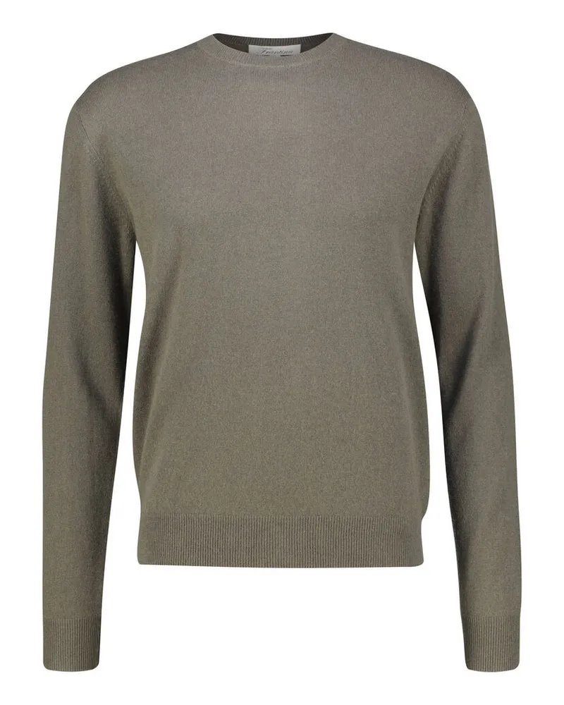 Frantina Herren Pullover aus Kaschmir Oliv