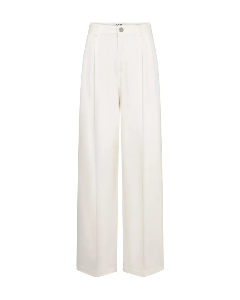 Rossi Damen Jeans NOA Wide Leg Offwhite