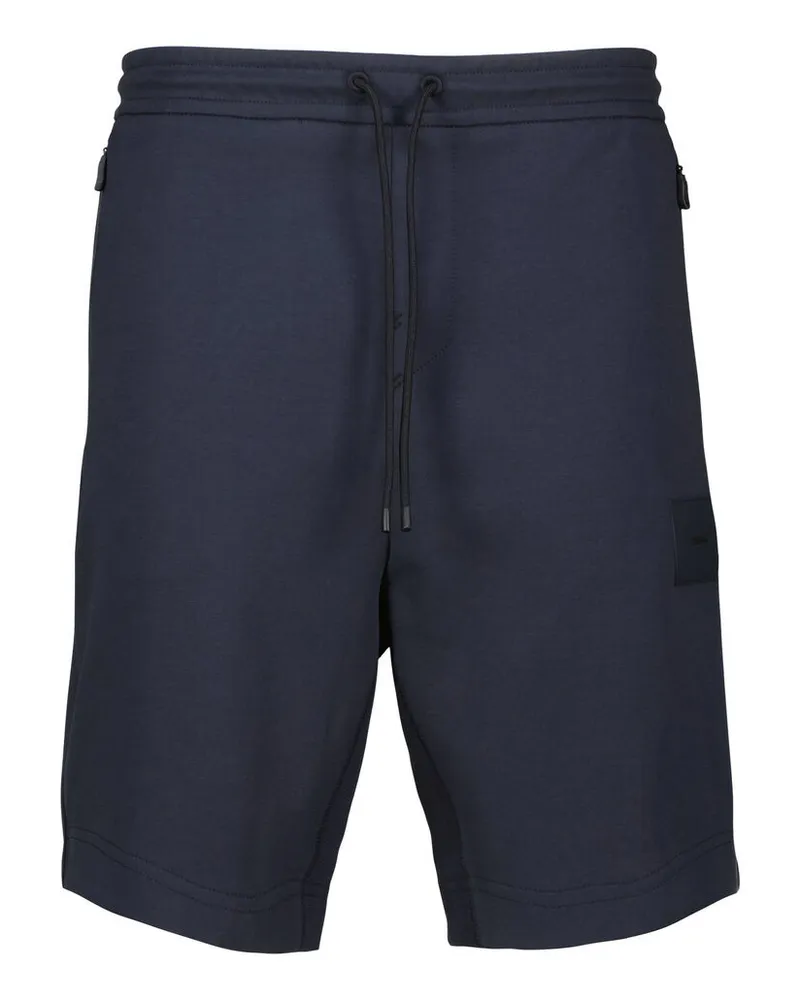 HUGO BOSS Herren Shorts aus Stretch-Interlock Marine