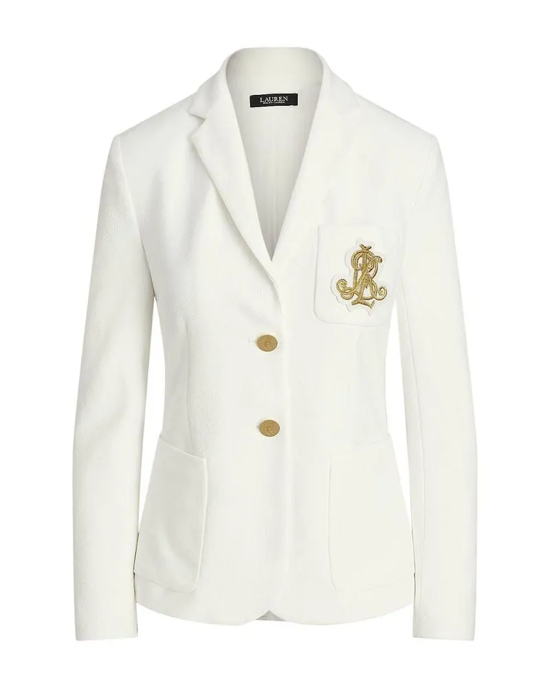 Ralph Lauren Damen Blazer Weiss