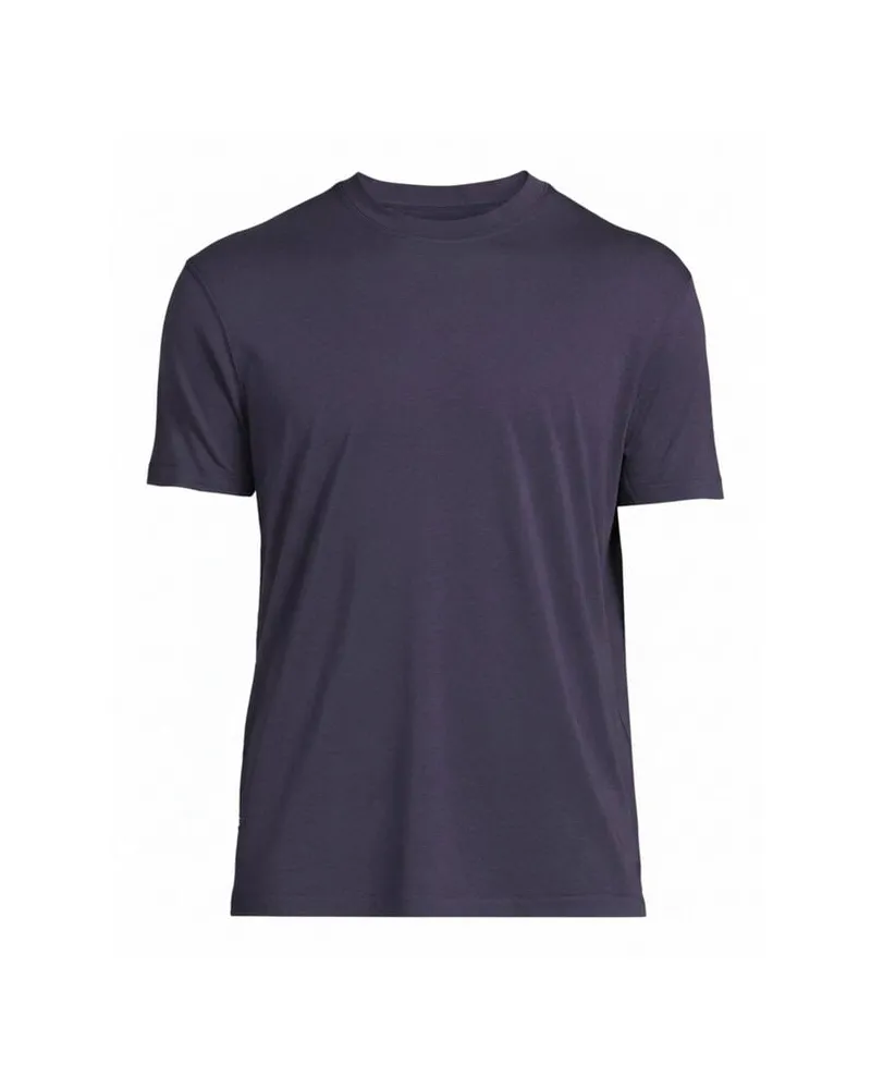 Tom Ford Herren T-Shirt aus Lyocell aus Baumwolle Regular Fit Navy