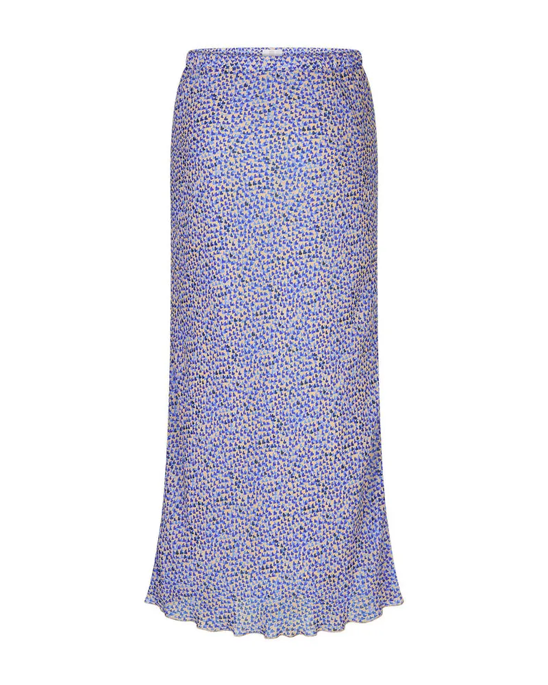 Riani Damen Rock aus Viskose Bleu