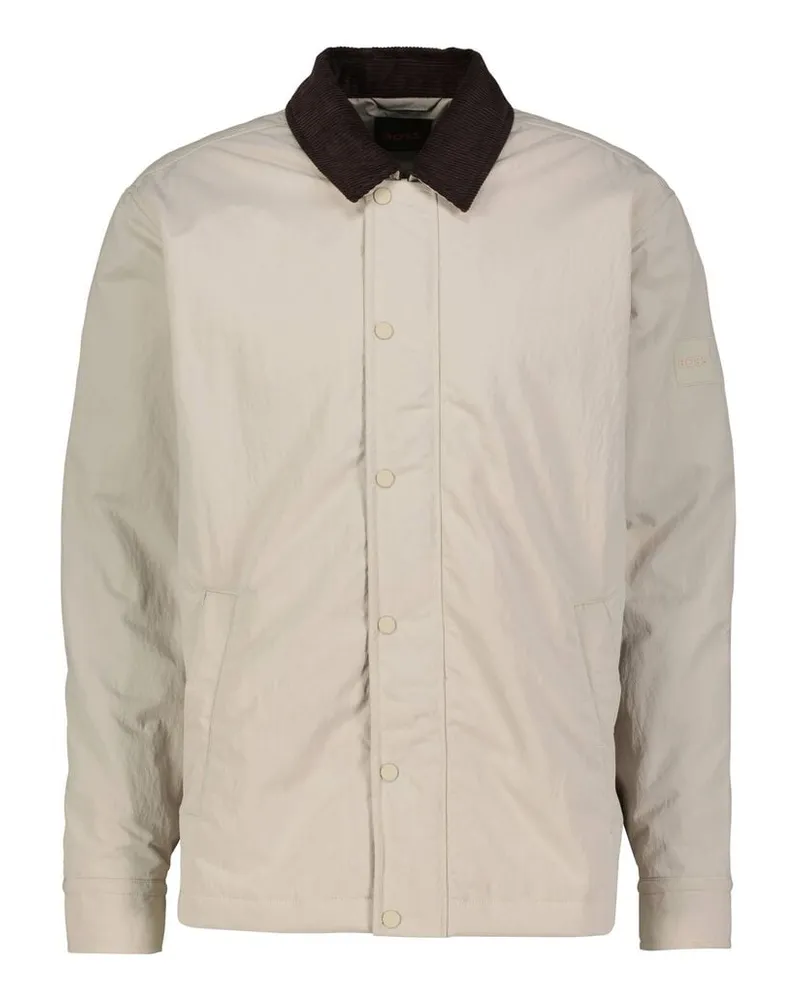 HUGO BOSS Herren Blouson LELDON-ZIP Grau