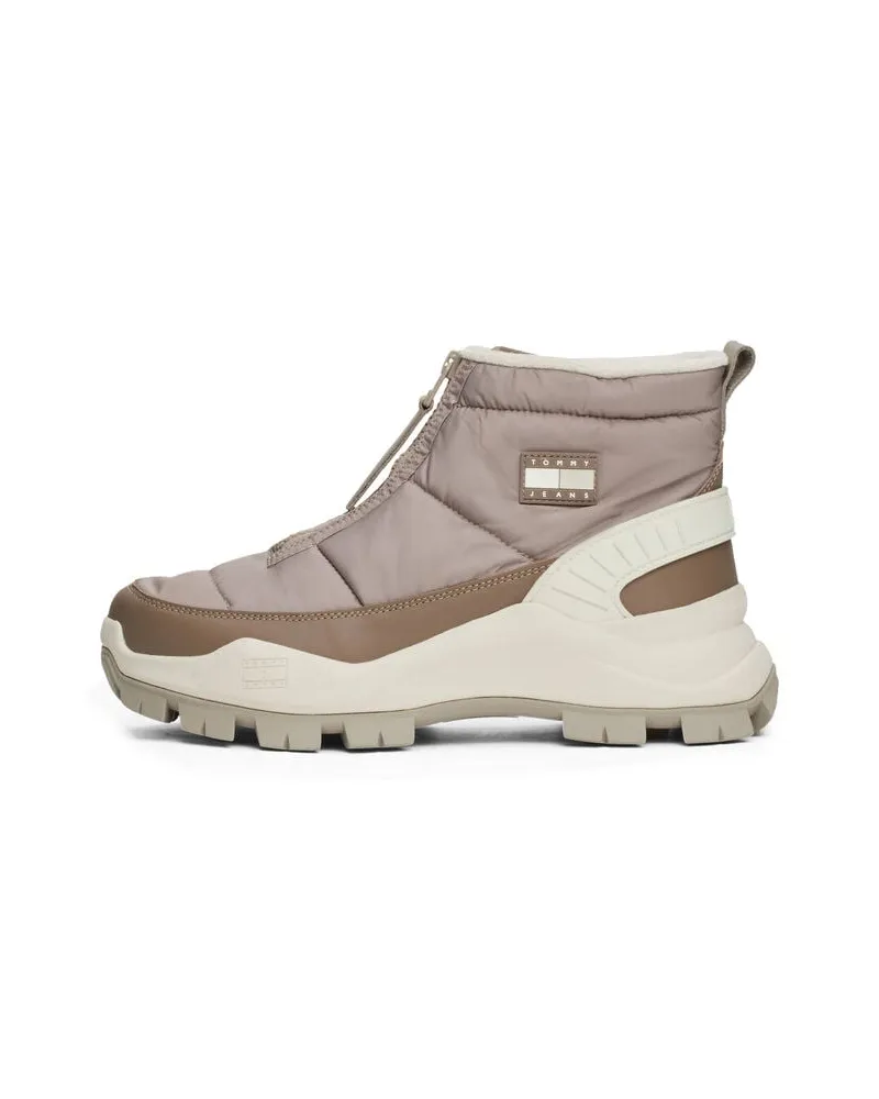 Tommy Hilfiger Damen Hybrid-Stiefel mit Innenfutter Taupe