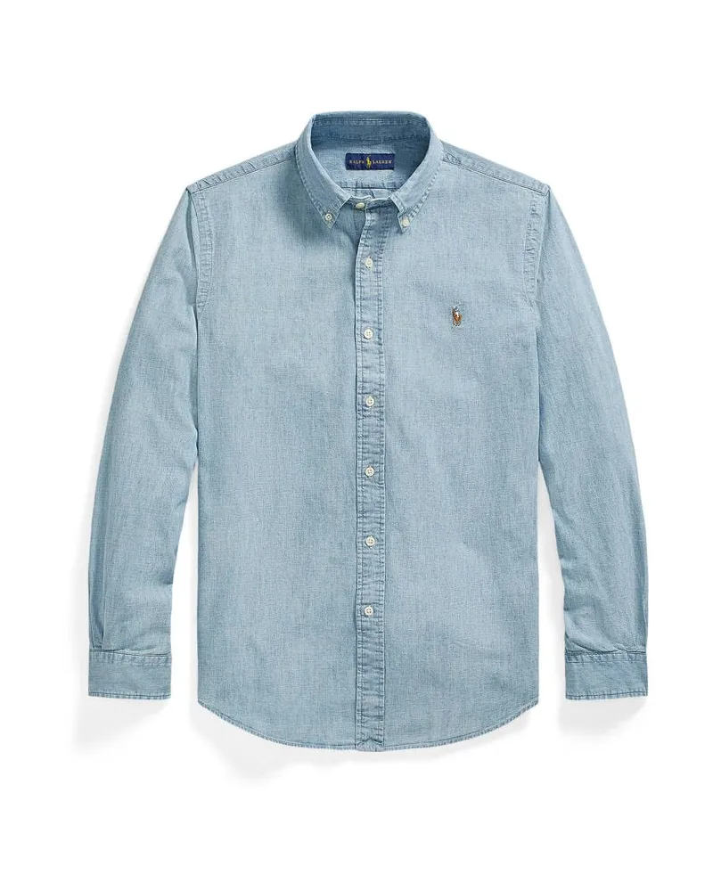 Ralph Lauren Herren Hemd aus Chambray Blau