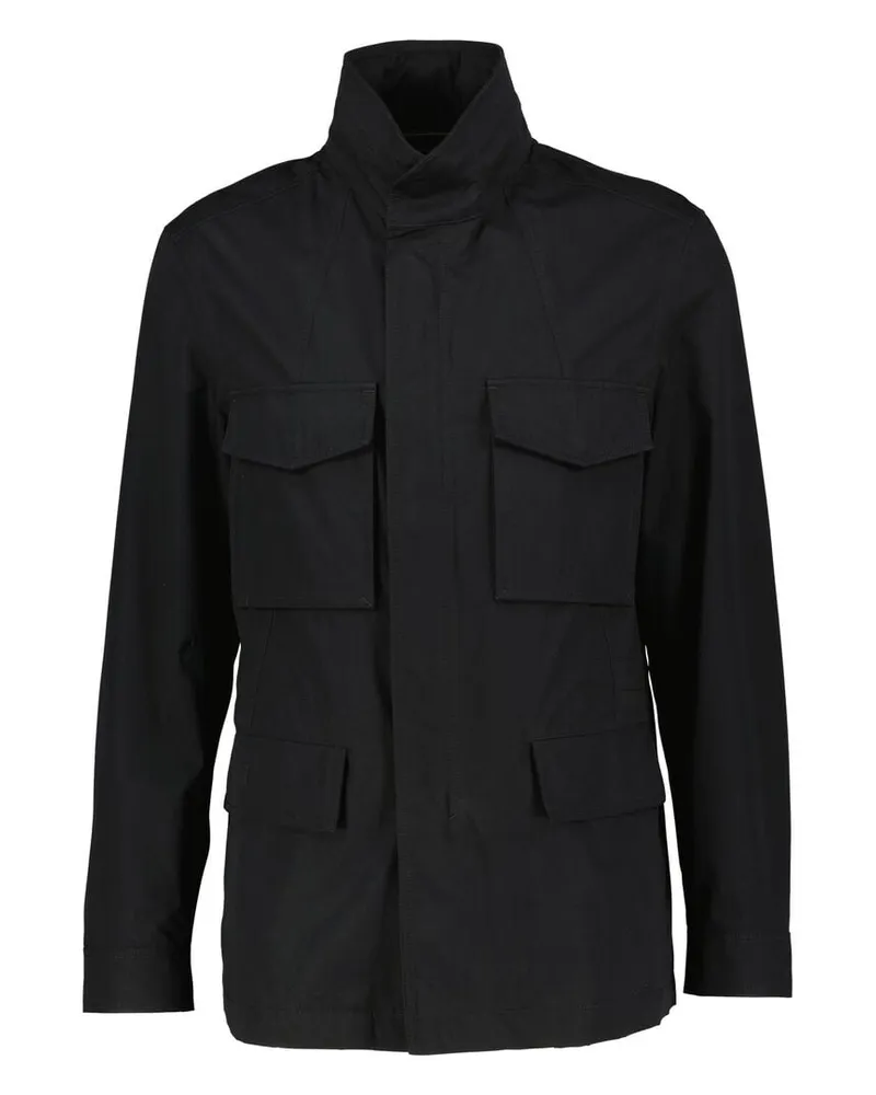 Tom Ford Herren Feldjacke Aus Baumwolle und Seide Schwarz