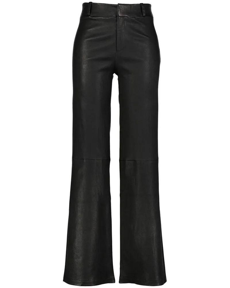 Arma Damen Lederhose MARINA STRETCH PLONGE Schwarz