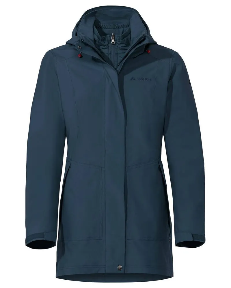 Vaude Damen Doppeljacke IDRIS 3-IN-1 PARKA Nachtblau