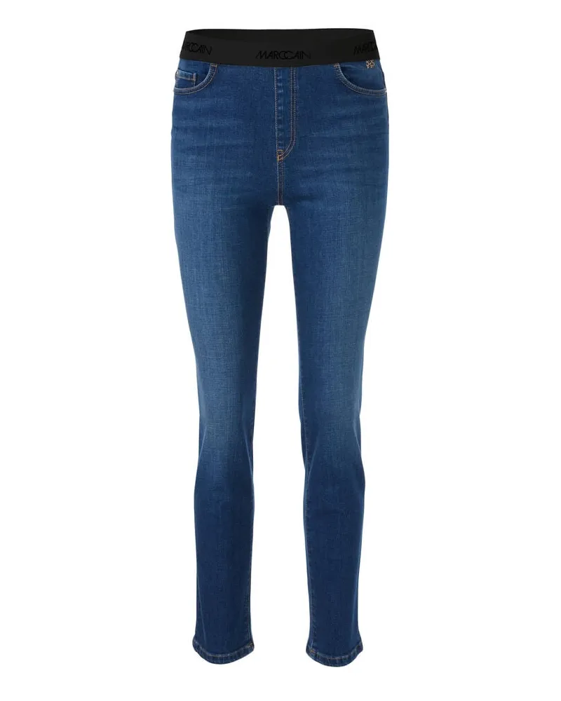 Marc Cain Damen Jeans SIENA Slim Fit Blue
