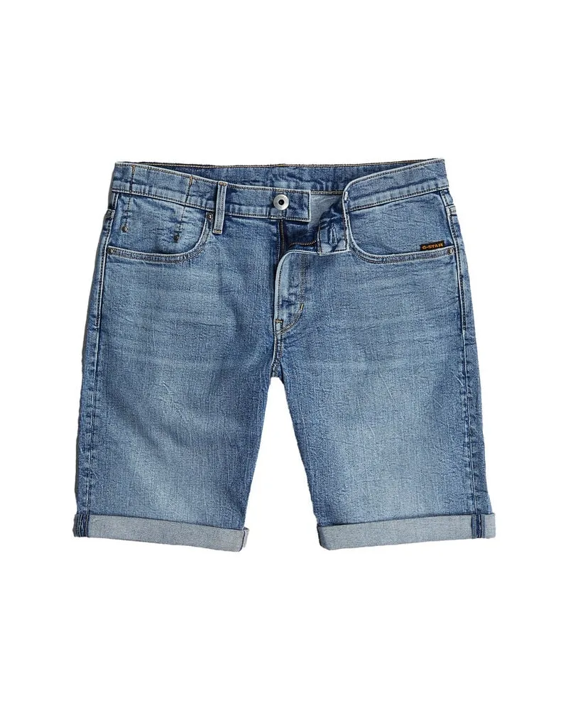 G-STAR RAW Herren Jeansshorts MOSA Blau