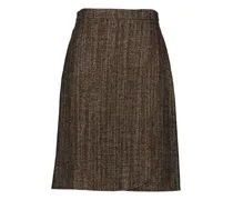 Damen Midirock mit Wolle und Alpaka