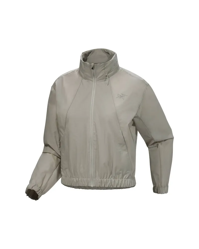 Arc'teryx Damen Windjacke NAYA CROP Silber